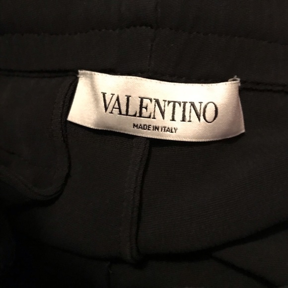 Valentino Black Silk Pants szS